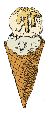 自然な素材で、本物のアイスクリームを。